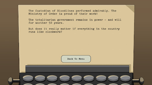 Ministry of Order: Prologue