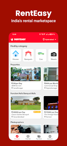 Rent Easy: Online Renting App PC
