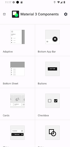 Material Design Components para PC