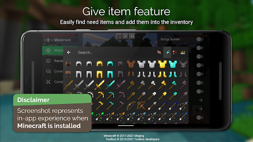 Toolbox for Minecraft: PE پی سی