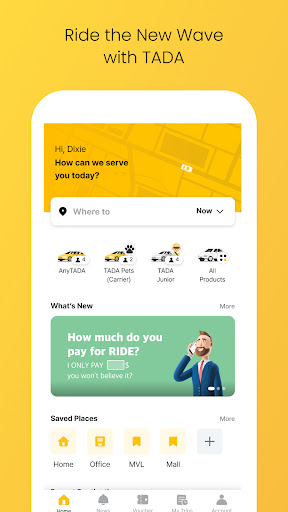 TADA - Taxi, Cab, Ride Hailing