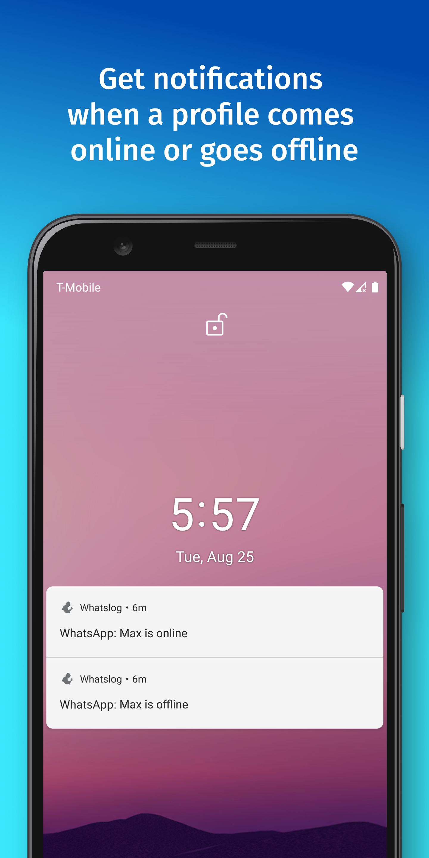 WhatsLog: online last seen PC