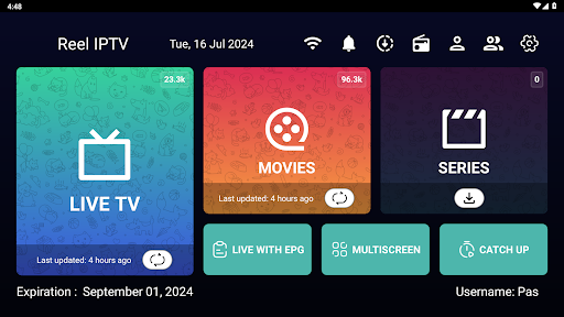 Reel IPTV Player الحاسوب