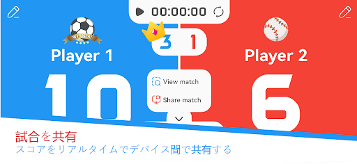 スコアボード - ポイントを記録する PC版