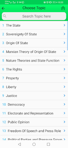 Political Science MCQs | Hindi پی سی