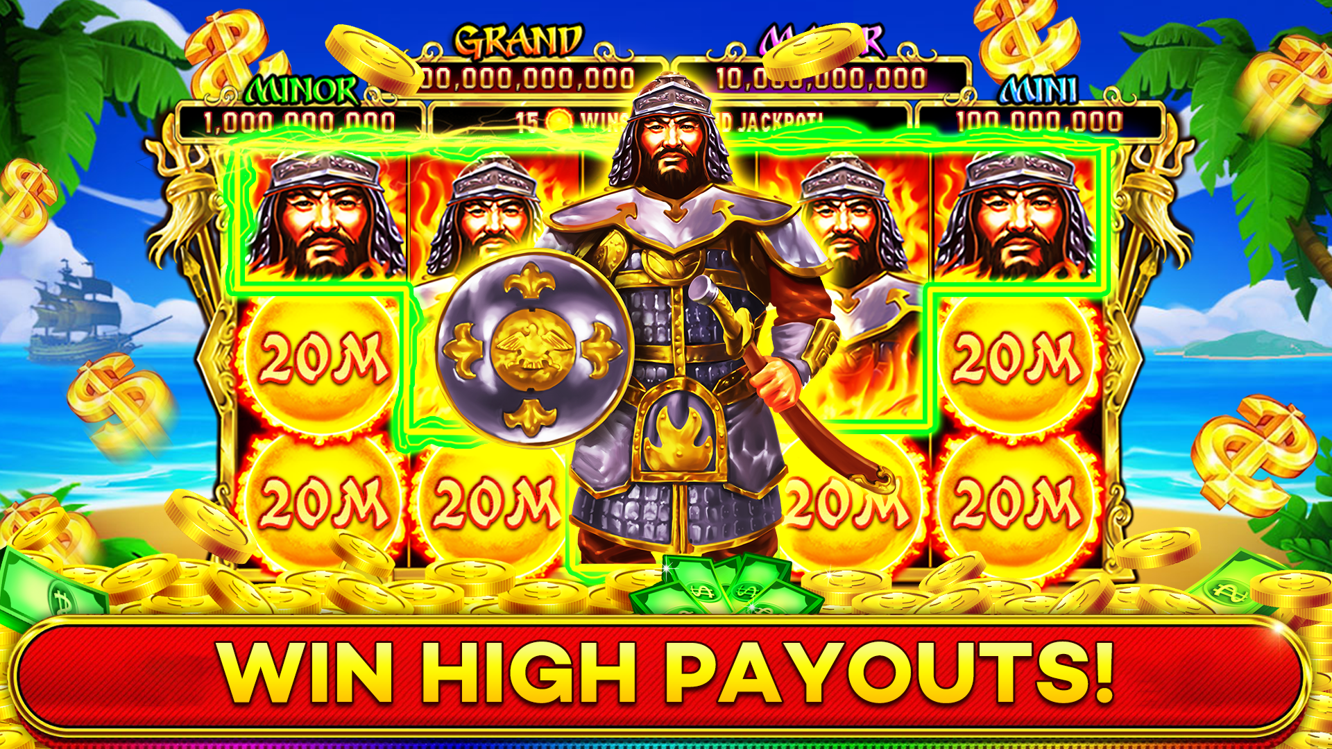 Jackpot Boom Free Slots : Spin Vegas Casino Games PC