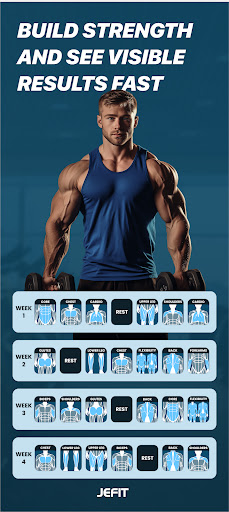 JEFIT Gym Workout Plan Tracker
