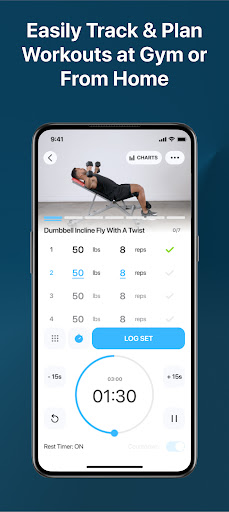 JEFIT Gym Workout Plan Tracker