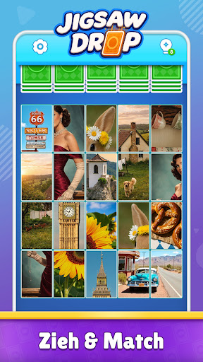 Jigsaw Drop: Solitaire Rätsel