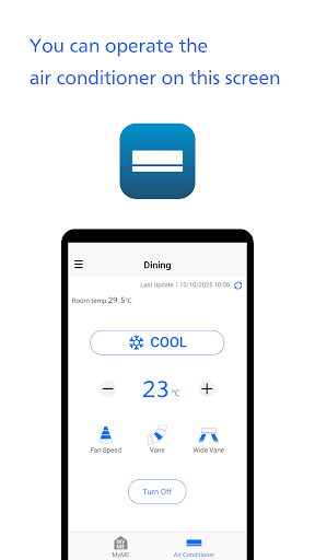 MyME: Mitsubishi Air-con App