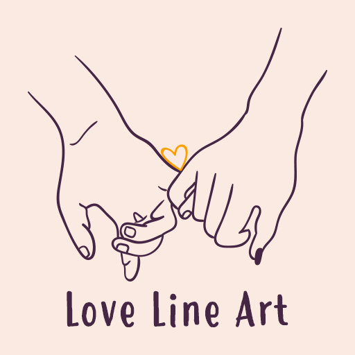 komputer Love Line Art Theme +HOME