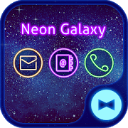 スタイリッシュ壁紙アイコン Neon Galaxy 無料