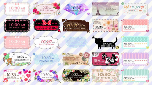 かわいい時計ウィジェット2 おしゃれなホーム画面カスタマイズ PC版