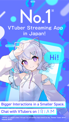 IRIAM(イリアム) - 新感覚Vtuberアプリ