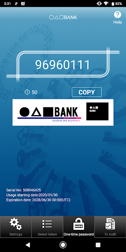 One-Time Password PC版