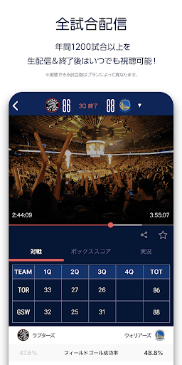 NBA Rakuten - ライブ・ニュース・見逃し動画 PC版