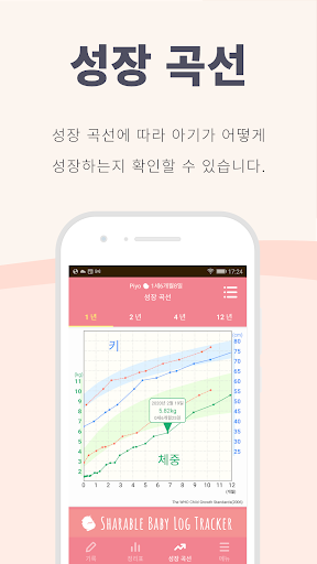 육아 기록 - 삐요로그: 신생아 모유수유, 아기 발달 PC