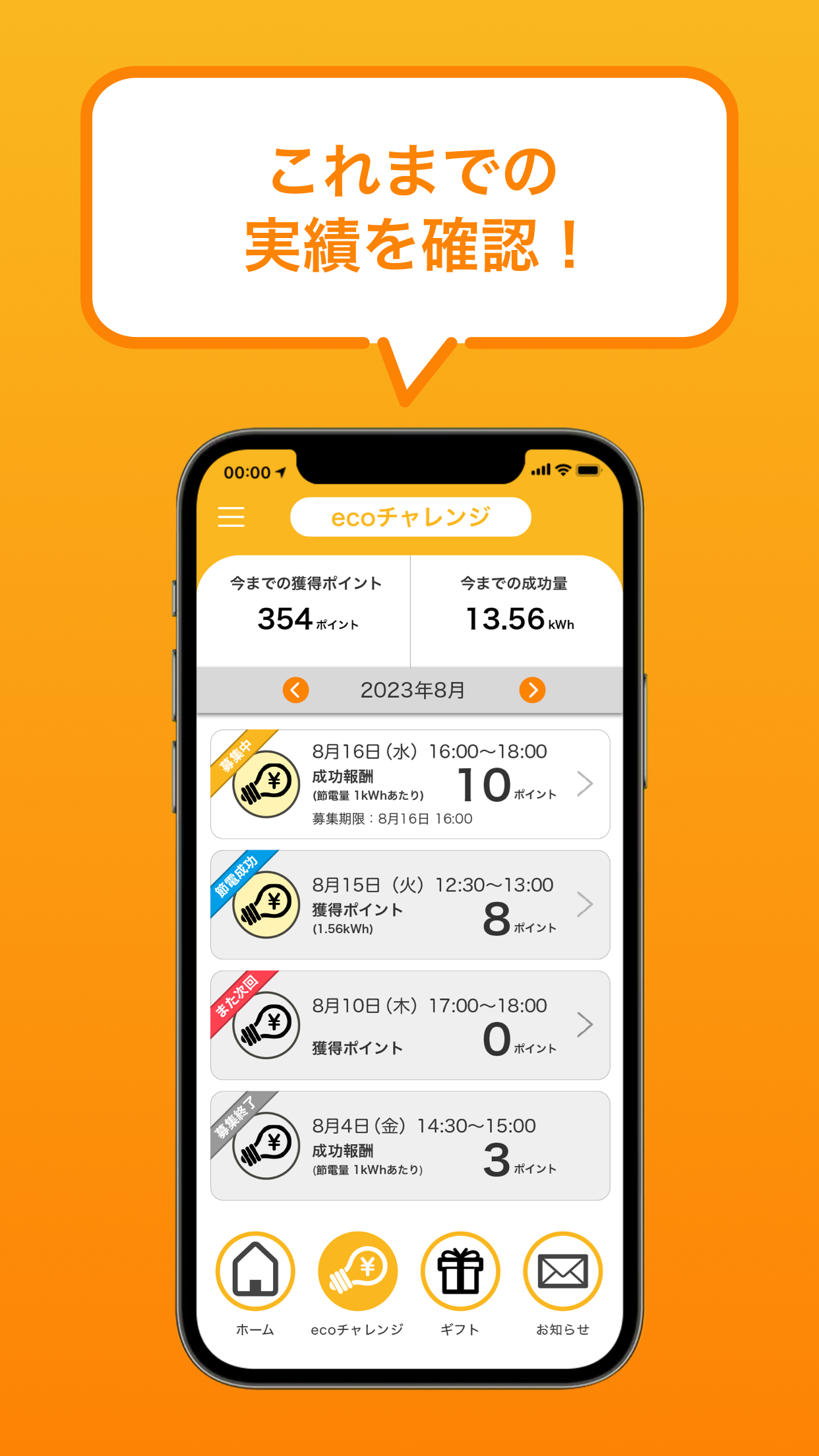 東北電力ecoチャレンジ PC版