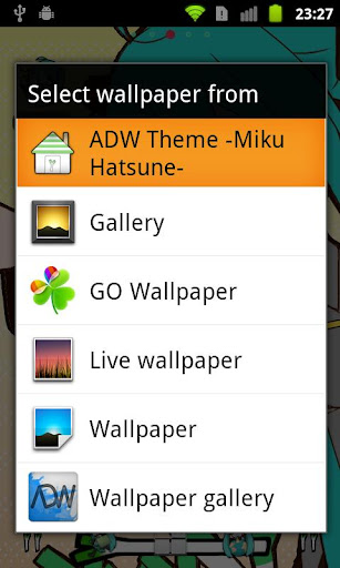 ADW Theme -Miku Hatsune- PC
