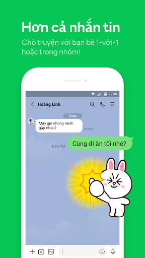 LINE: Gọi và nhắn tin PC