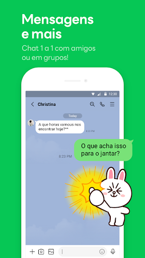 LINE:Chamadas&Mensagens Grátis para PC