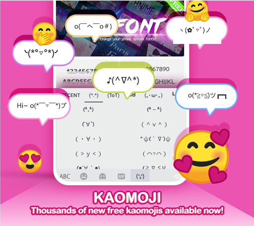 Kika Keyboard - Emoji, Fonts PC