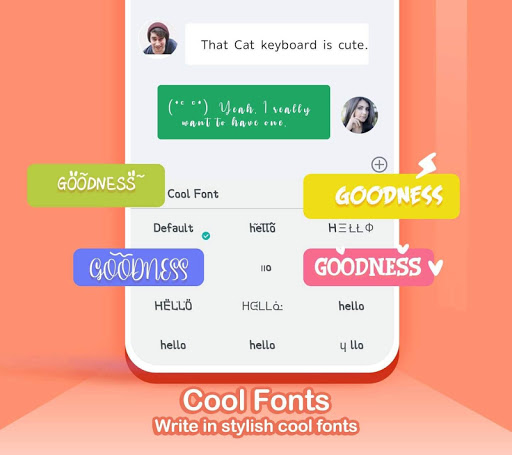 Kika Keyboard - Emoji, Fonts PC