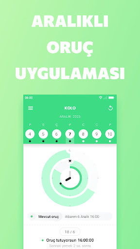 Aralıklı oruç takibi PC