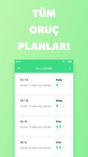 Aralıklı oruç takibi PC