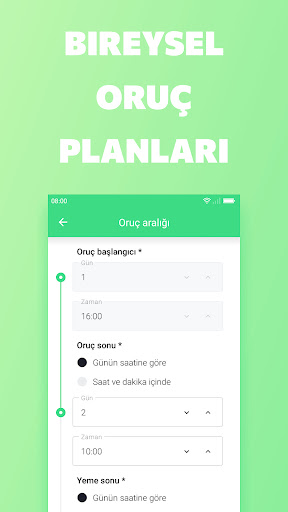 Aralıklı oruç takibi PC