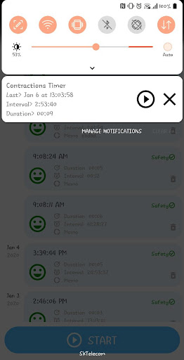 Timer delle Contrazioni PC