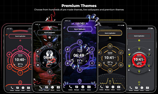 Alpha Hybrid Launcher 4D temas PC