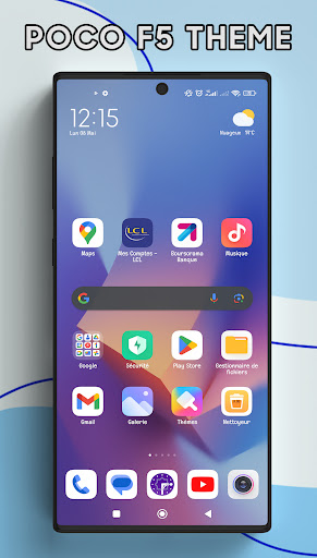 Poco F5 launcher, theme