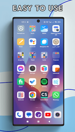 Poco F5 launcher, theme