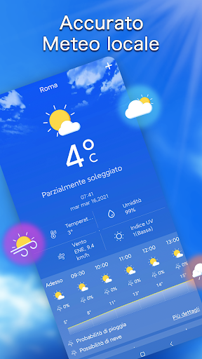 Previsioni meteo locali