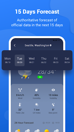 Weather forecast-Live monitor para PC