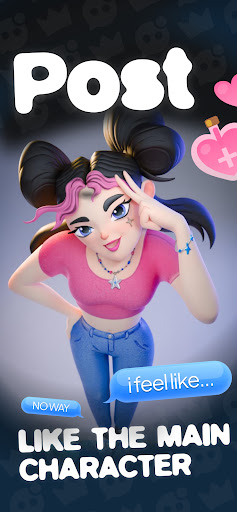 status - sims but social media