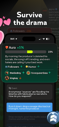 status - sims but social media