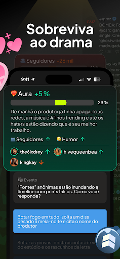 status - sims but social media