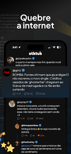 status - sims but social media