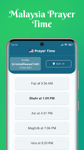 komputer Malaysia Prayer Time 2025