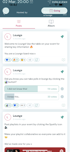 Lounge - Groups & Events