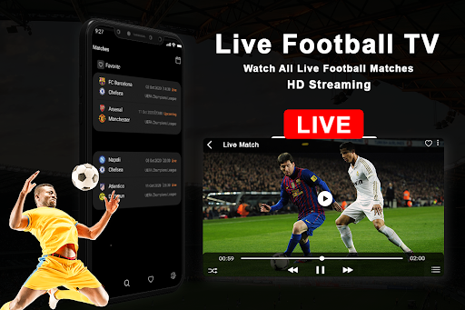 Live Football TV HD الحاسوب