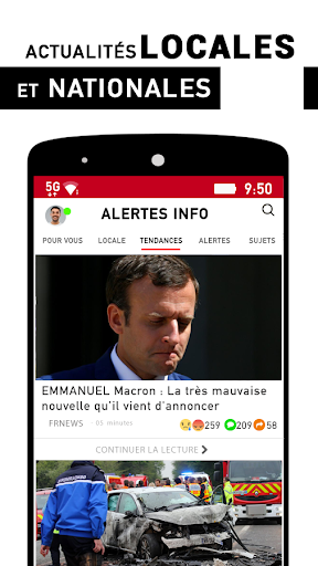 Alertes info: Actualité locale et alerte d'urgence PC