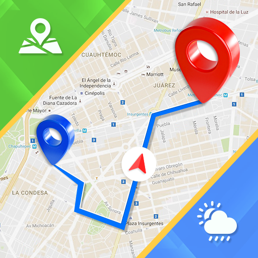 Maps, Navigation & Directions الحاسوب