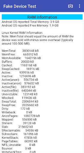 komputer Fake Device Test