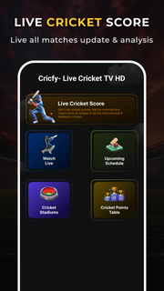 Cricfy- Live Cricket TV HD