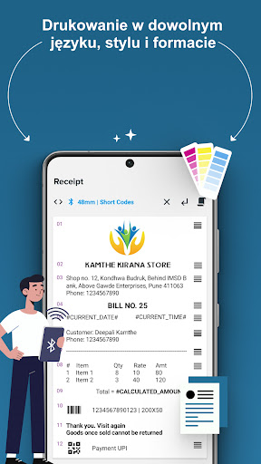 Drukarka termiczna Bluetooth