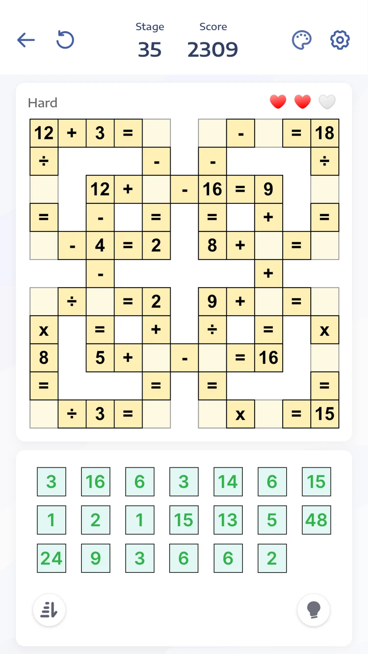 Скачать Математические игры Crossmath на ПК с MEmu