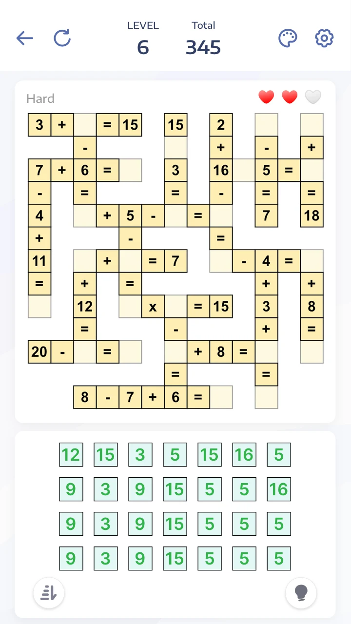 Jeux de maths - Crossmath PC